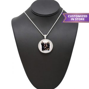 Silver Cz Memory Pendant - Pendant
