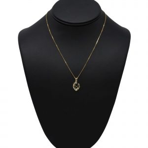 3 Birthstone Heart 10k - Pendant