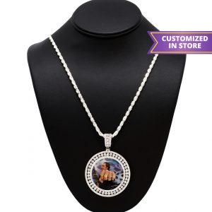 Illusion Set Silver Memory Pendant - Pendant