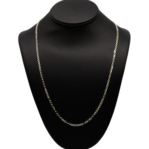 Rounded Chain 3mm 24" 10k- Chains
