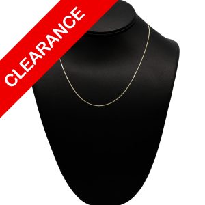 Cuban .85mm 10k 18" - Chain