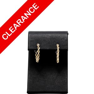 Rope Dangly 10k  - Earrings